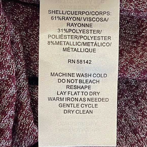 NWT LONDON TIMES Cold Shoulder Ribbed Knit A-line Midi Dress, Large - Picture 9 of 10